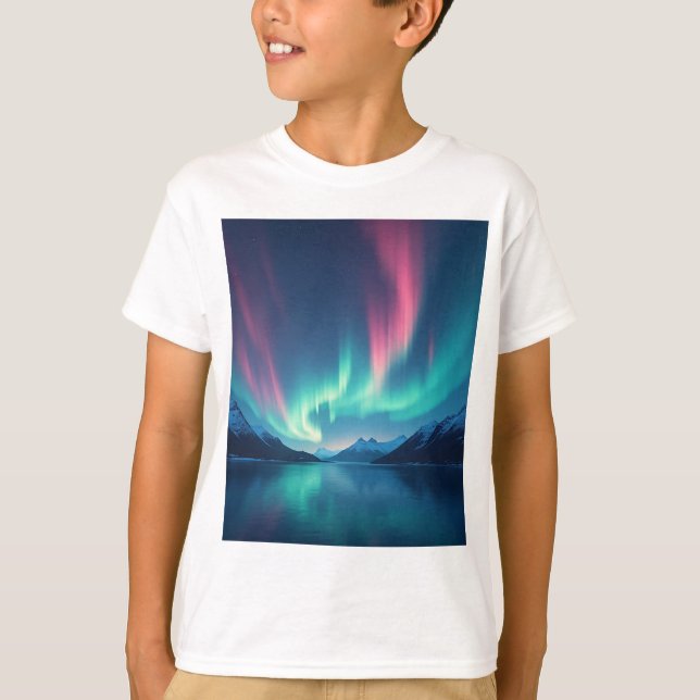 Camiseta Aurora Islandesa (Frente)