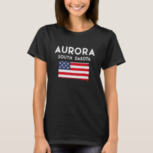 Camiseta Aurora South Dakota EUA Estado América Viagem Sul