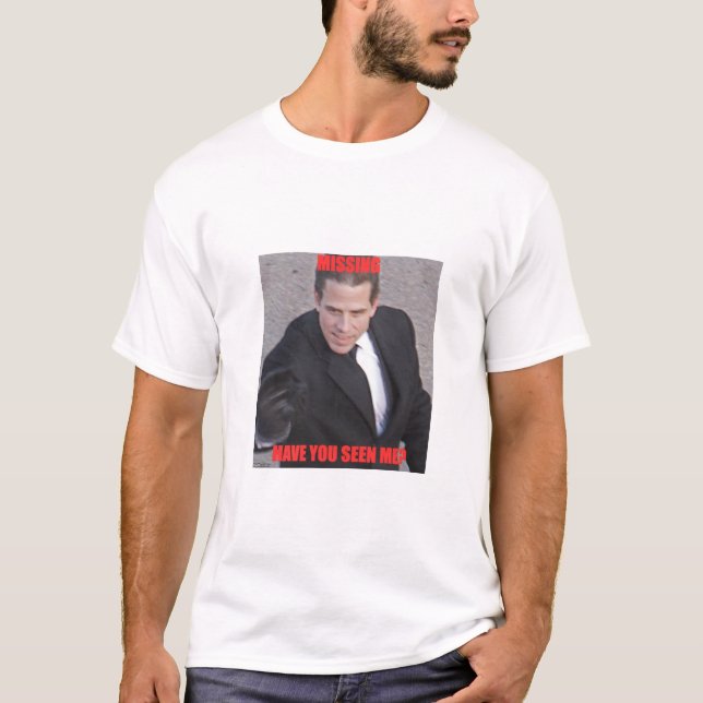 Camiseta Ausente: Hunter Biden (Frente)