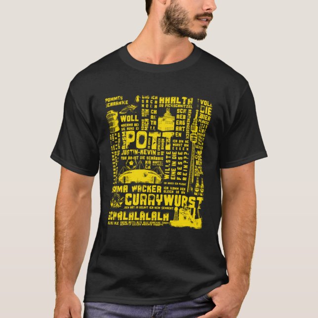 Camiseta Ausm Pott Yellow (Frente)