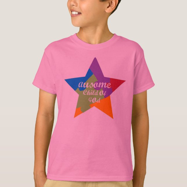 Camiseta Ausome Child of God Star Tshirt (Frente)