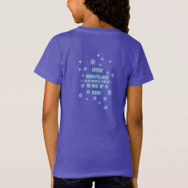 Camiseta Ausome Inverno – Girafa de Floco de Neve Única