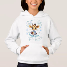 Camiseta Ausome Inverno – Girafa Floco de Neve Única