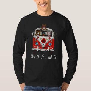 Camiseta Aussie Adventure Aguarda Trabalho de arte Camper