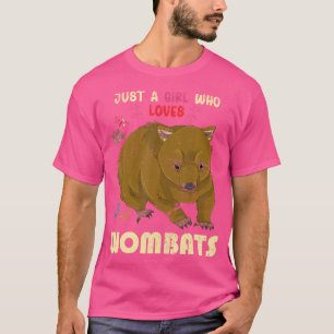 Camiseta Aussie Amante de os animais Austrália Cute Wombat