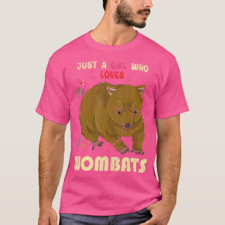 Camiseta Aussie Amante de os animais Austrália Cute Wombat