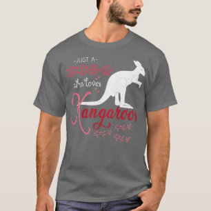 Camiseta Aussie Animal Gift Girl Kangaroo