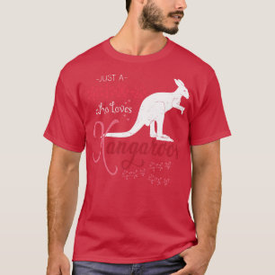 Camiseta Aussie Animal Gift Girl Kangaroo