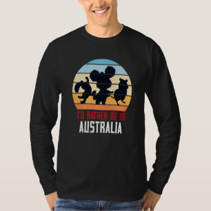 Camiseta Aussie Animal Id Preferencialmente Esteja Na Austr