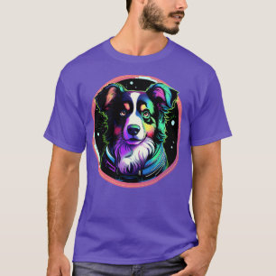 Camiseta Aussie Australiana Shepherd Cosmic Space Dogs Gala