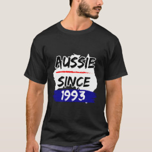 Camiseta Aussie Desde 1993 Mapa Da Austrália