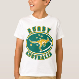 Camiseta aussie do wallaby do canguru de Austrália do rugby