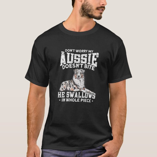 Camiseta Aussie Owner Australian Shepherd 1 (Frente)