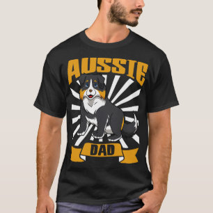 Camiseta Aussie Pai - Australiano Shepherd