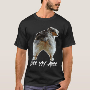 Camiseta Aussie Shepherd Love Dog Australiano Shepard Kiss