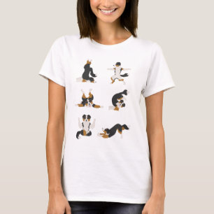 Camiseta Aussie. Yoga de cão pastor australiano