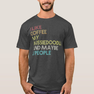 Camiseta Aussiedoodle Dog Proprietário do Café Amantes de C