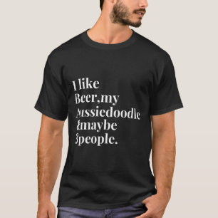 Camiseta Aussiedoodle Funny Dog Proprietário do Artesanato