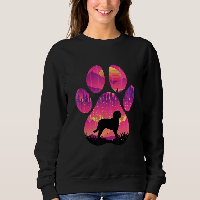 Camiseta Aussiedoodle Paw Mom Dad Dog  Women Men (Frente)