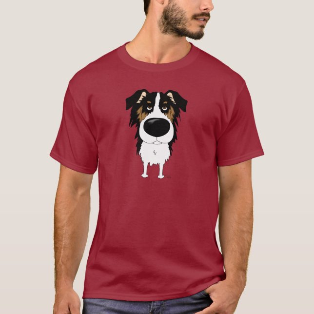 Camiseta Aussies - nariz e bumbum grandes (Frente)