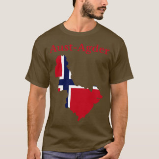 Camiseta Aust Agder County Norway
