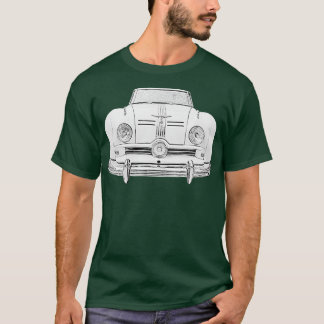 Camiseta Austin A90 Atlc 1950s clássico monocromo
