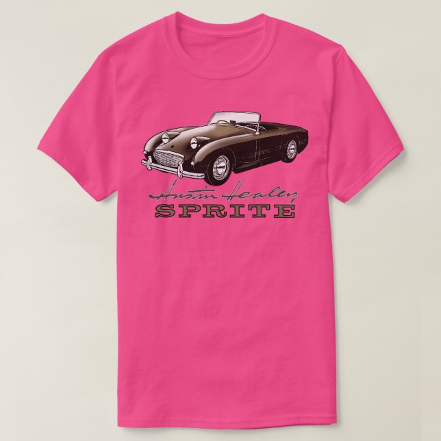 Camiseta Austin Healey Bugeye sprite UK (Frente do Design)