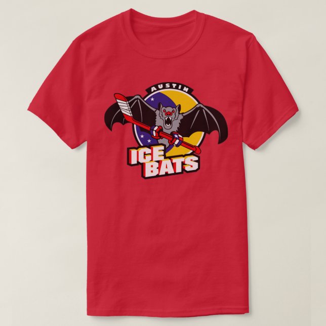 Camiseta Austin Ice Bats (Frente do Design)