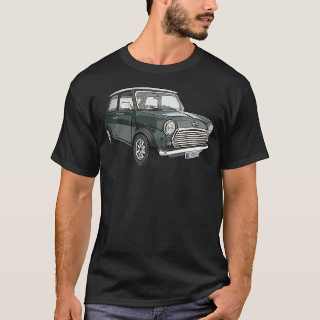 Camiseta Austin Mini Classic para fãs de pequenos carros br (Frente)