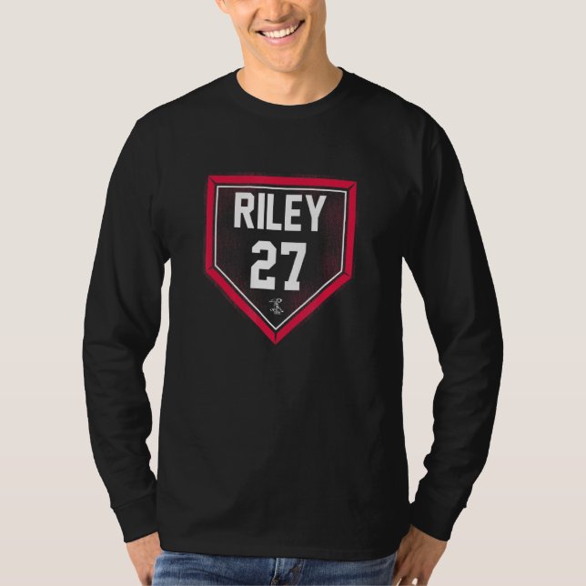 Camiseta Austin Riley Home Plate Gameday (Frente)