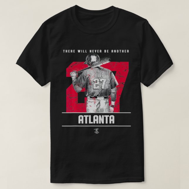 Camiseta Austin Riley  There Will Never Be Another  Apparel (Frente do Design)