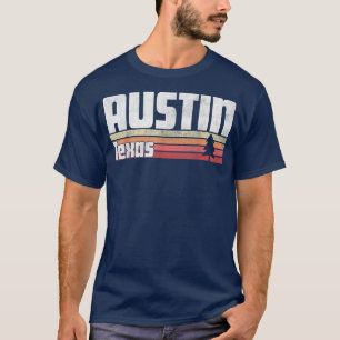 Camiseta Austin Teas Tx Gift Estilo Retroativo Vintage 70s
