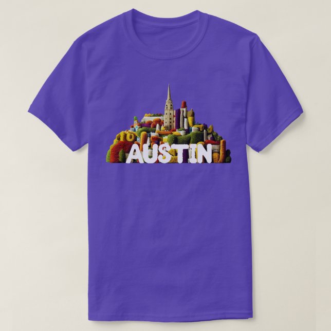 Camiseta Austin Texas (Frente do Design)