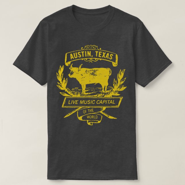 Camiseta Austin Texas 1 (Frente do Design)