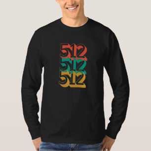 Camiseta Austin Texas 512 Código de área Legal Oitenta Insp