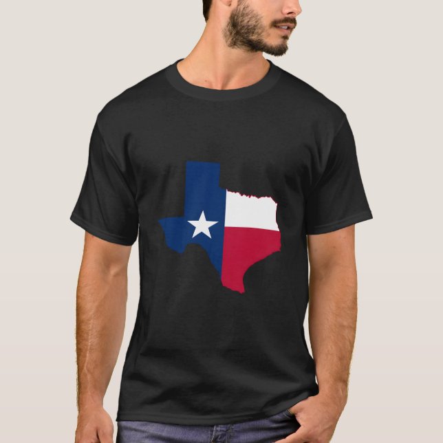 Camiseta Austin Texas Flag State Texas Map Flag (Frente)