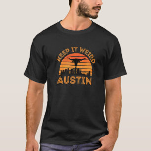 Camiseta Austin Texas Longhorn Sunset Keep It Weird