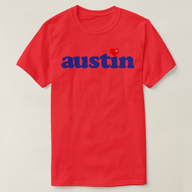 Camiseta Austin Texas Love (Frente do Design)