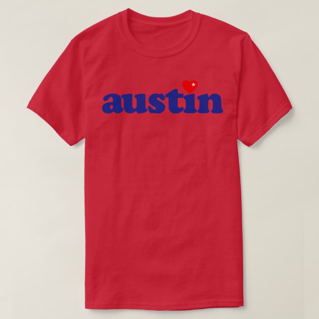 Camiseta Austin Texas Love (Frente do Design)