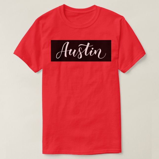 Camiseta Austin Texas me criou 1 (Frente do Design)