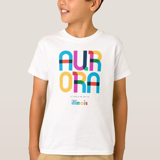 Camiseta Austin Texas Meio século, Pop Art, (Frente)