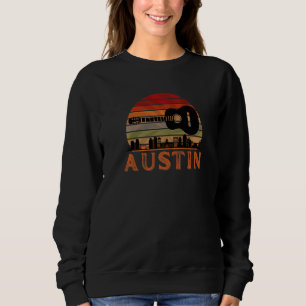 Camiseta Austin Texas Vintage Sunset Music Capital