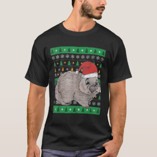 Camiseta Austrália Animal Wombat Feio Natal Essencial T