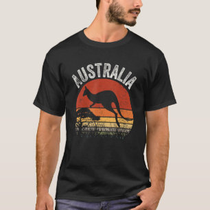 Camiseta Austrália Aussie Day Straya Australian Kangaroo Vi