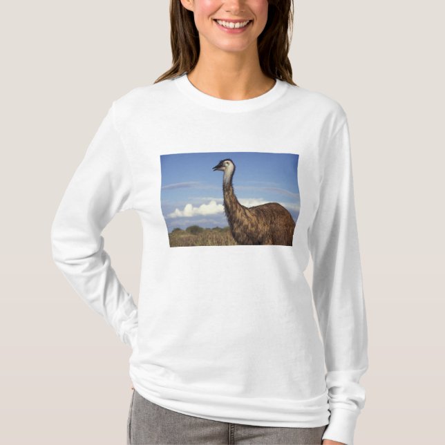 Camiseta Austrália, Austrália Ocidental. Emu (Dromaius (Frente)