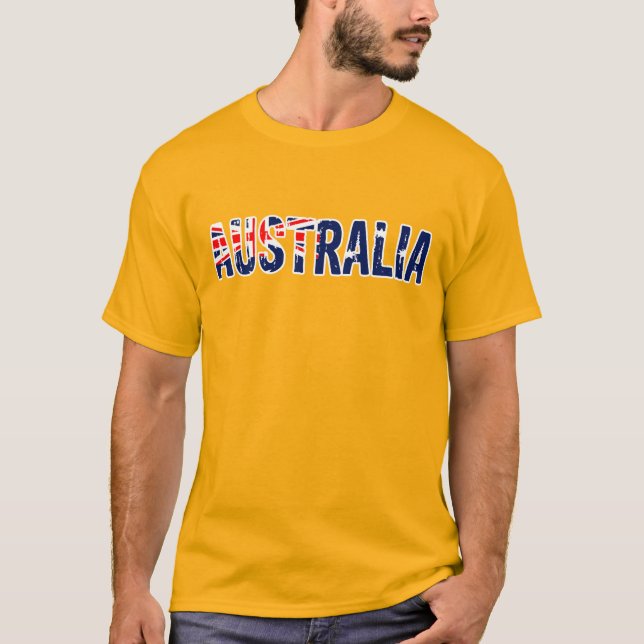 Camiseta Austrália, australiana (Frente)