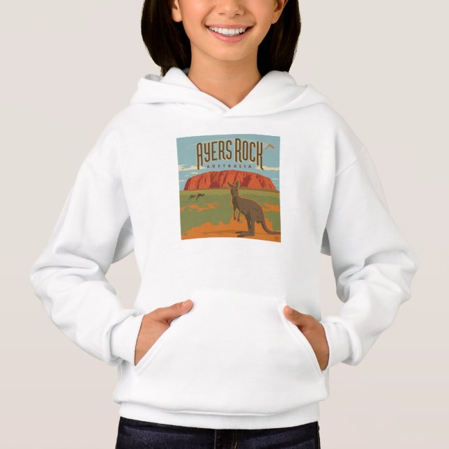 Camiseta Austrália | Ayers Rock Kangaroos (Frente)