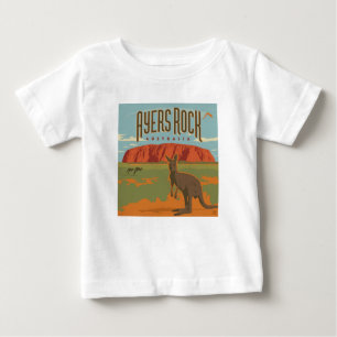 Camiseta Austrália   Ayers Rock Kangaroos