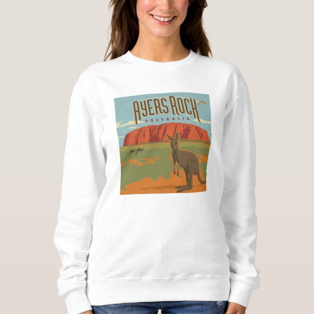 Camiseta Austrália | Ayers Rock Kangaroos (Frente)