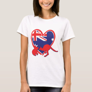 Camiseta Austrália-com-animais